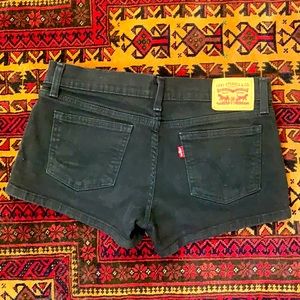 LEVI’s STRAUSS BLACK DENIM SHORT
